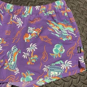 Women’s Patagonia baggies - taco stand - size XL - euc